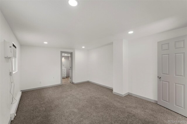 empty room featuring carpet floors