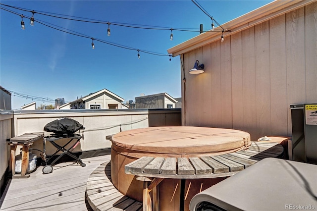 852 Kalamath St, Denver, CO 80204 - deck featuring a hot tub