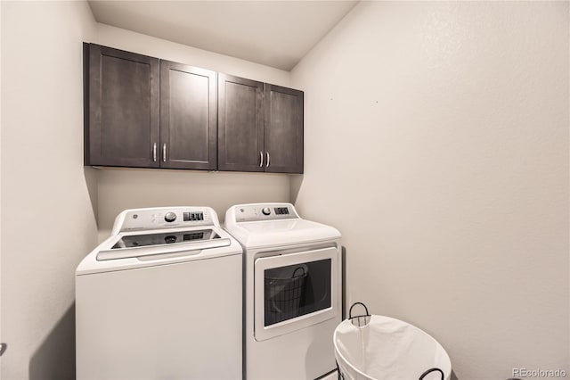 6211 Stable View St, Castle Pines, CO 80108 - laundry room with washer and dryer and cabinet space