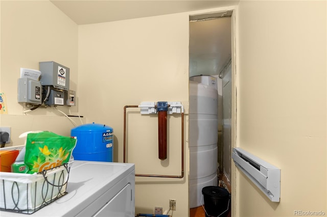 interior space featuring washer / clothes dryer