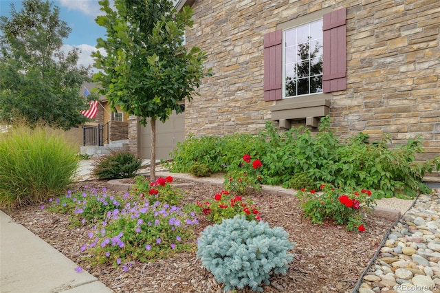 3418 New Haven Cir, Castle Rock, CO 80109 - view of side of property featuring stone siding