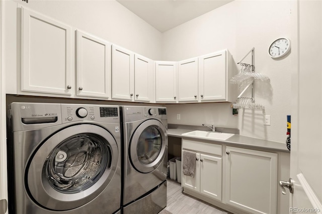 3418 New Haven Cir, Castle Rock, CO 80109 - washroom featuring cabinet space and washer and dryer
