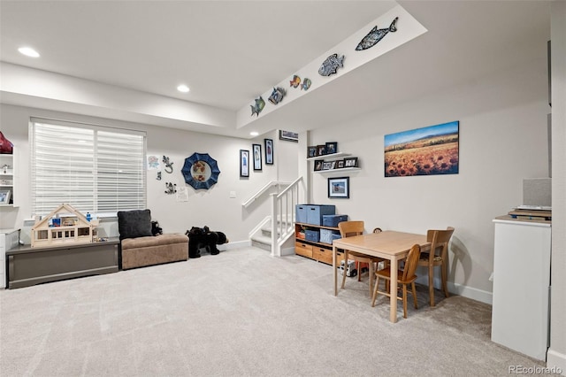 3418 New Haven Cir, Castle Rock, CO 80109 - carpeted office space with baseboards and recessed lighting