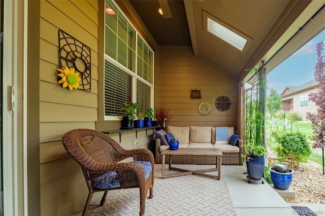 3418 New Haven Cir, Castle Rock, CO 80109 - view of patio featuring outdoor lounge area