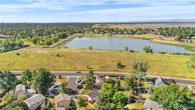 10463 Kipling Ct, Broomfield, CO 80021 - aerial view of residential area featuring a large body of water