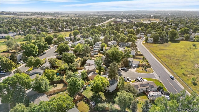 10463 Kipling Ct, Broomfield, CO 80021 - aerial view of property's location with nearby suburban area