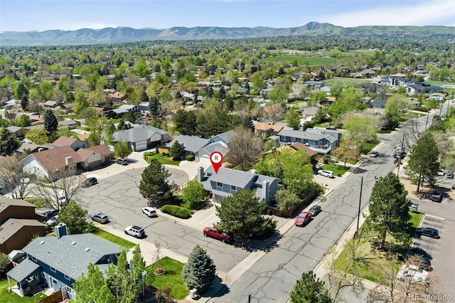411 S Cody Ct, Lakewood, CO 80226 - aerial perspective of suburban area featuring a mountain backdrop