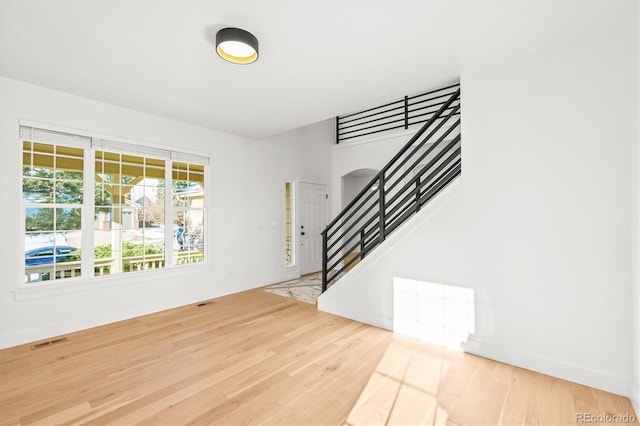 entryway featuring wood-type flooring