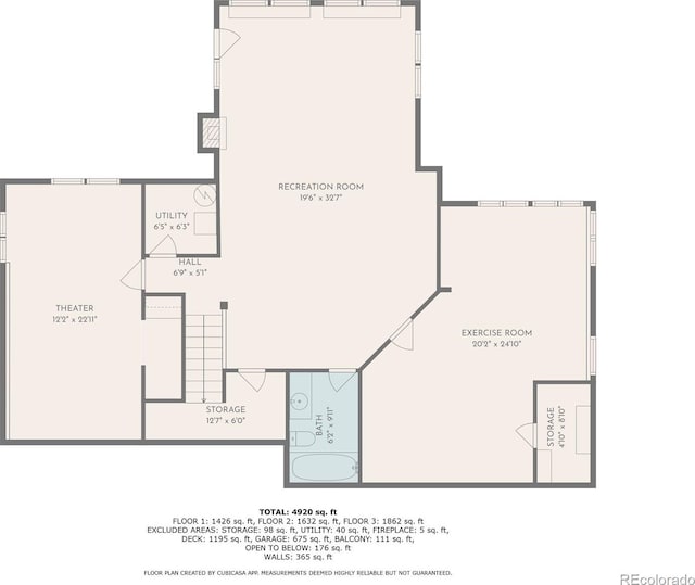 30717 Conifer Mountain Dr, Conifer, CO 80433 - view of home floor plan