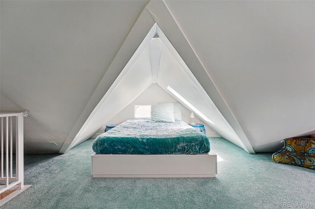 bedroom with carpet