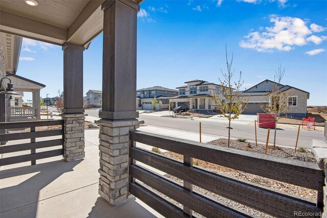 24563 E 34th Ave, Aurora, CO 80019 - balcony with a residential view and covered porch