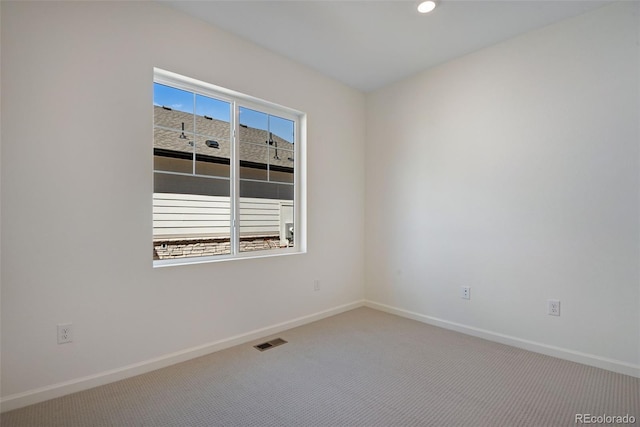 24563 E 34th Ave, Aurora, CO 80019 - carpeted empty room featuring baseboards and recessed lighting