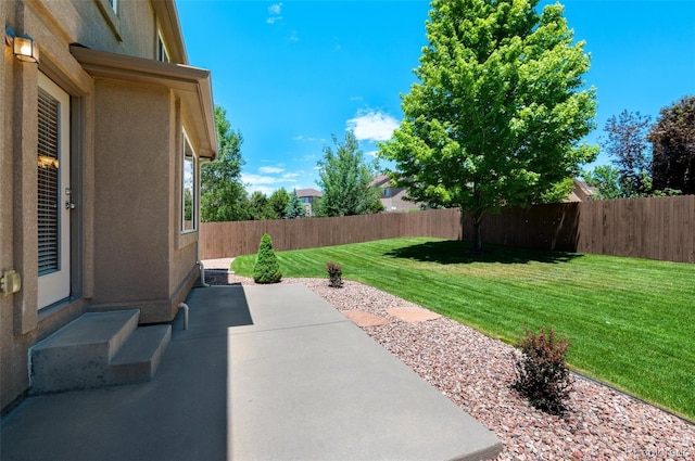 10643 Black Kettle Way, Colorado Springs, CO 80908 - fenced backyard with a patio