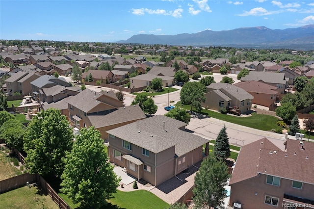 10643 Black Kettle Way, Colorado Springs, CO 80908 - aerial perspective of suburban area with a mountainous background