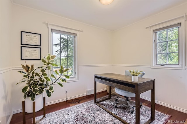 1697 W Powers Ave, Littleton, CO 80120 - office space with wood finished floors and crown molding