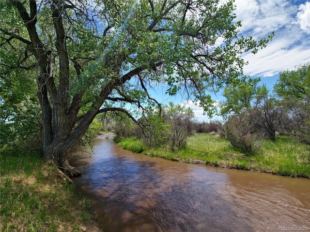 view of water feature