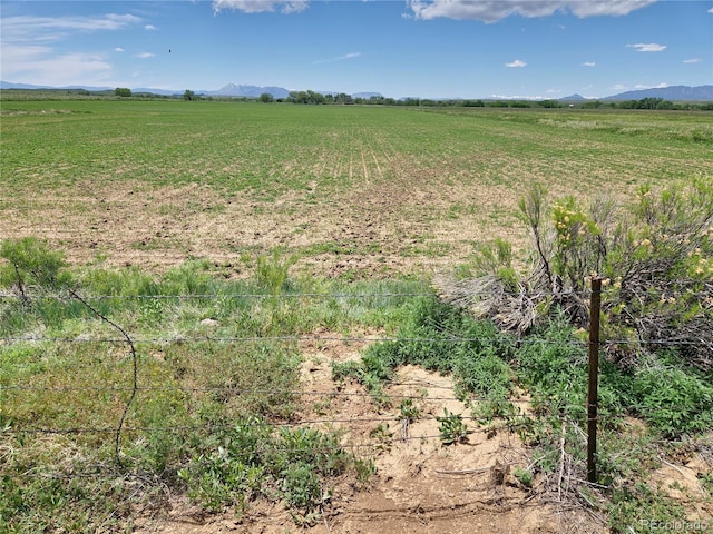 view of nature featuring a mountain view and a rural view