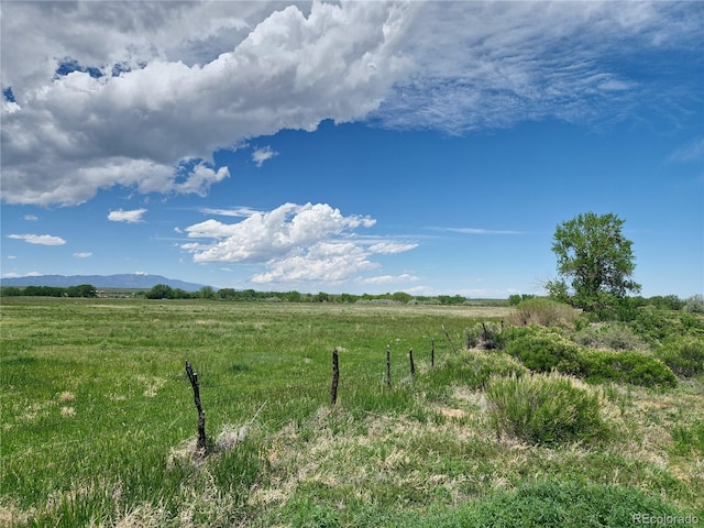 view of landscape with a rural view