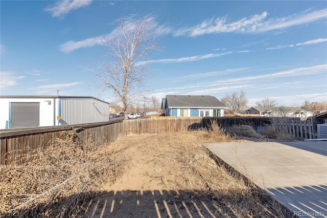 view of yard with a patio