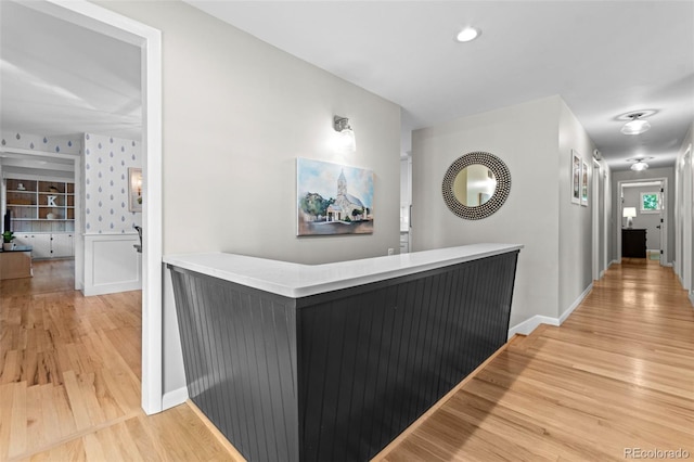 5465 W Ontario Ave, Littleton, CO 80128 - corridor with light wood finished floors and baseboards