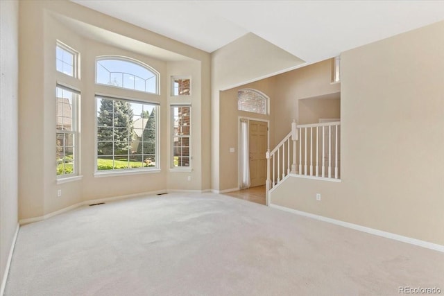 6449 S Jamaica Cir, Englewood, CO 80111 - carpeted foyer entrance with baseboards