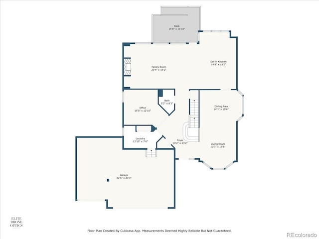 6449 S Jamaica Cir, Englewood, CO 80111 - view of floor plan / room layout
