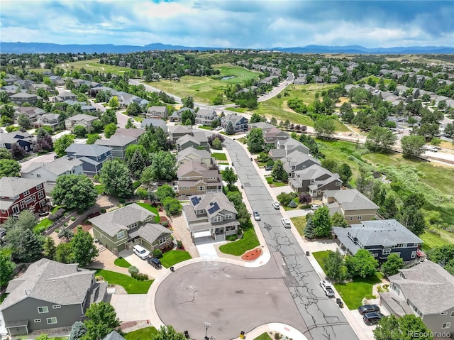 8378 Briar Trace Way, Castle Pines, CO 80108 - aerial view of residential area with a mountainous background