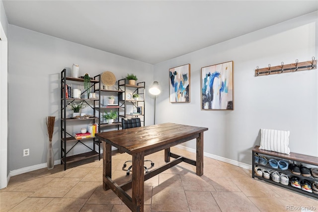 561 James St, Highlands Ranch, CO 80126 - home office featuring light tile patterned flooring