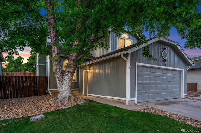 561 James St, Highlands Ranch, CO 80126 - view of front of house with a garage and driveway