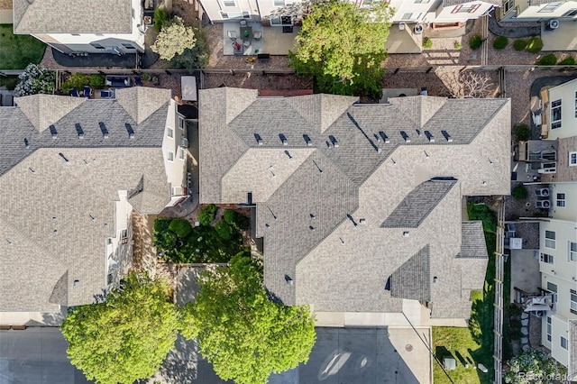 aerial perspective of suburban area