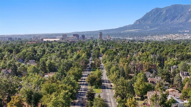 2006 N Cascade Ave, Colorado Springs, CO 80907 - drone / aerial view featuring a mountain view