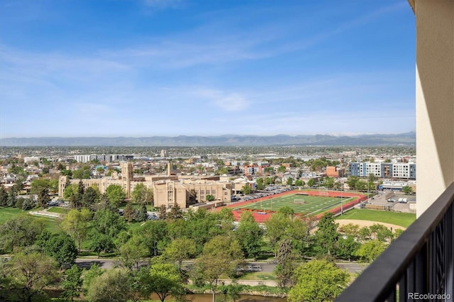 300 W 11th Ave Unit 15C, Denver, CO 80204 - balcony featuring a mountain view