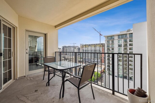 300 W 11th Ave Unit 15C, Denver, CO 80204 - balcony featuring a view of city