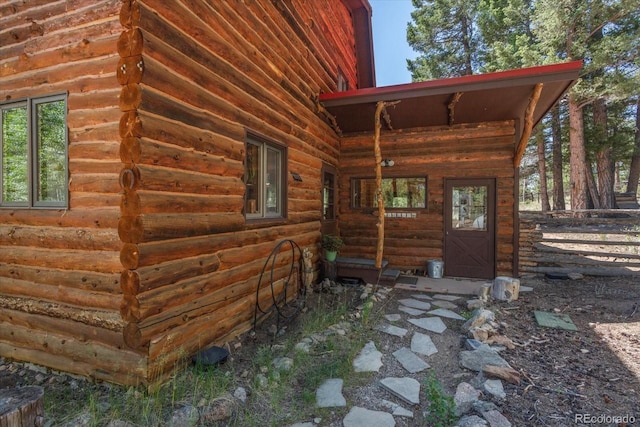 18680 Wapiti Cir, Buena Vista, CO 81211 - view of home's exterior featuring log siding