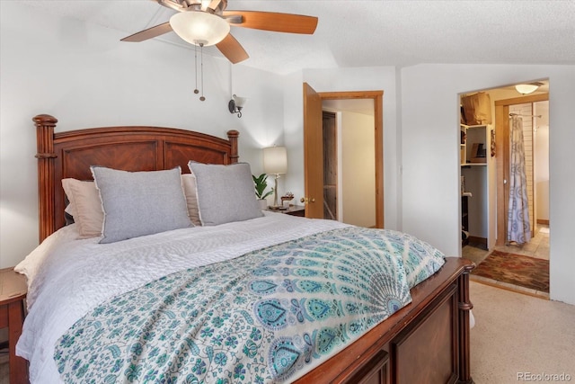 18680 Wapiti Cir, Buena Vista, CO 81211 - carpeted bedroom featuring a spacious closet, ceiling fan, and a closet