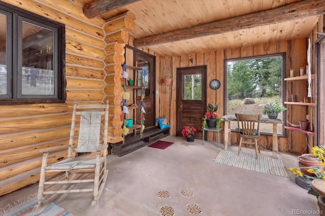 18680 Wapiti Cir, Buena Vista, CO 81211 - doorway to property featuring a porch