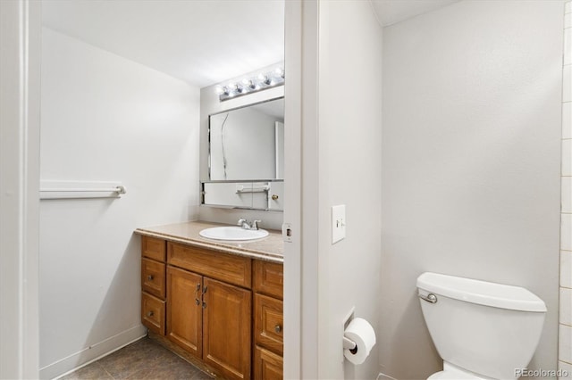 15202 E Hampden Cir Unit F2, Aurora, CO 80014 - bathroom featuring vanity and tile patterned floors