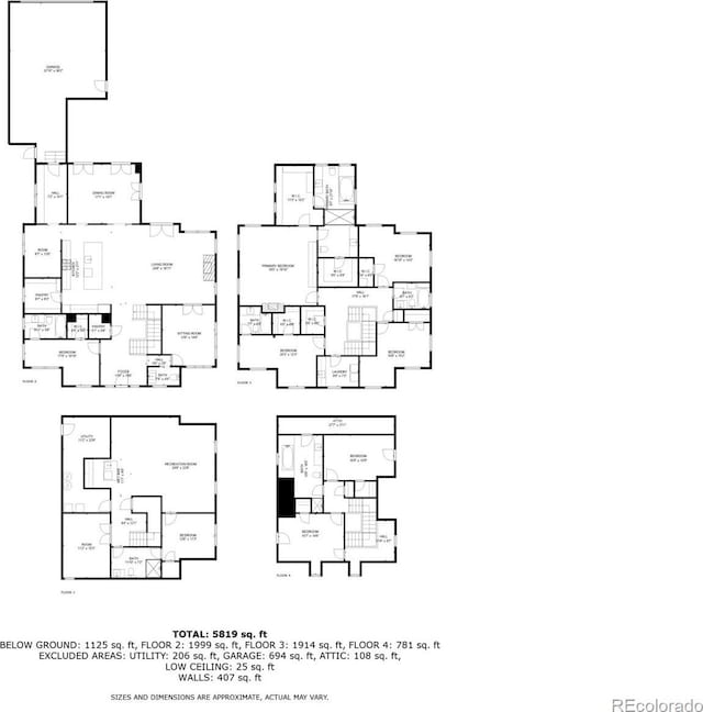 1332 S Lafayette St, Denver, CO 80210 - floor plan / room layout
