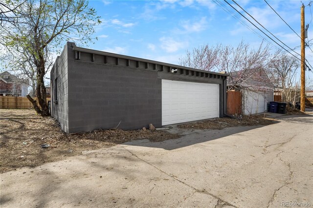 2207 E 25th, Denver, CO 80205 - detached garage with fence