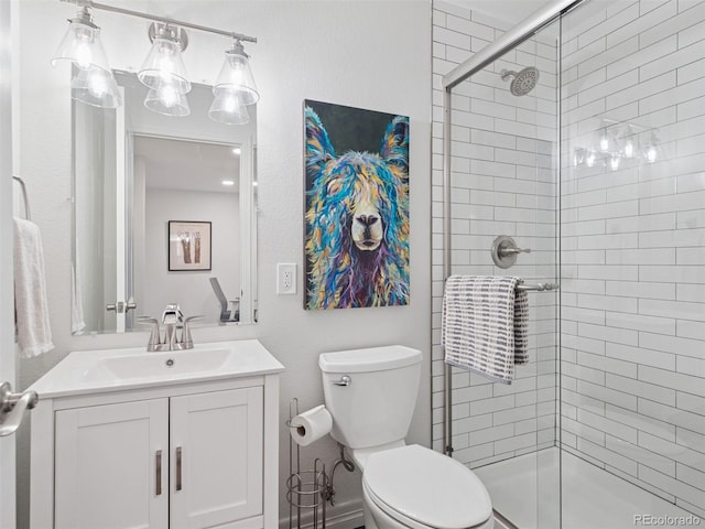 3056 Yale Dr, Broomfield, CO 80023 - bathroom featuring a stall shower and vanity