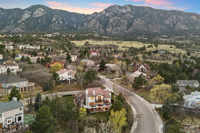 150 Chantrey Ct, Colorado Springs, CO 80906 - mountain view featuring a residential view