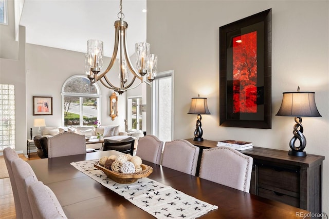 150 Chantrey Ct, Colorado Springs, CO 80906 - dining room featuring a chandelier