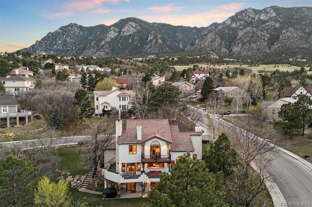 150 Chantrey Ct, Colorado Springs, CO 80906 - view of mountain feature featuring a residential view