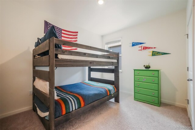 bedroom featuring carpet floors