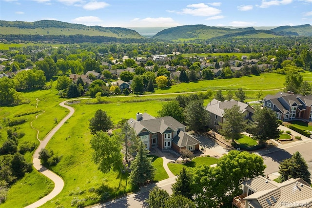 50 Deerwood Dr, Littleton, CO 80127 - aerial view of residential area featuring mountains