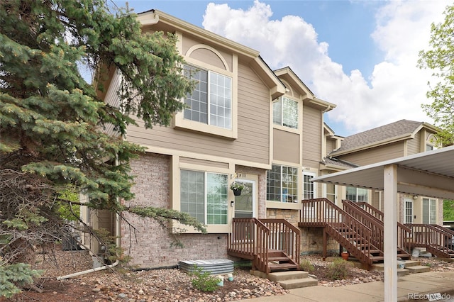 view of back of property