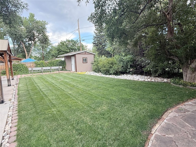 8930 W 55th Ave, Arvada, CO 80002 - view of yard featuring a storage shed