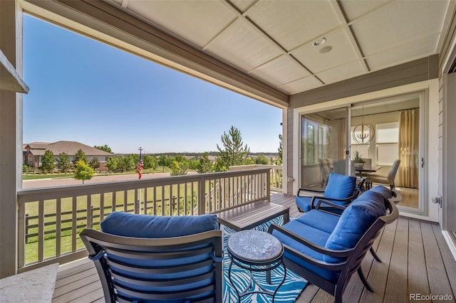 23615 E Del Norte Pl, Aurora, CO 80016 - view of wooden terrace