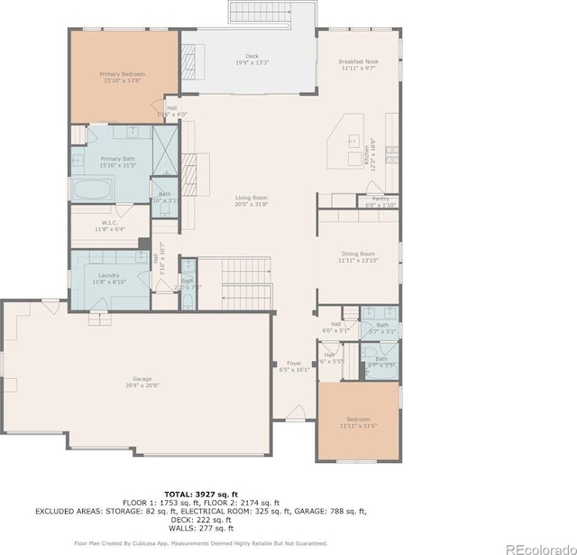 23615 E Del Norte Pl, Aurora, CO 80016 - view of floor plan / room layout