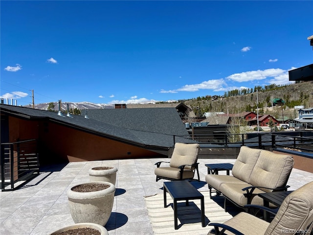 824 Grand Ave Unit 110, Grand Lake, CO 80447 - view of patio / terrace with a balcony